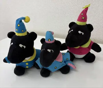 오릭스 생명 바쿠바쿠 봉제 인형 3개