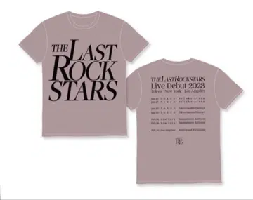 THE LAST ROCKSTARS 티셔츠 핑크