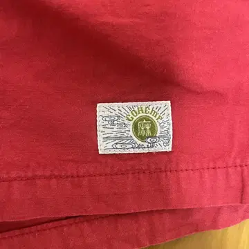 고 헴프 빨간색 숏 팬츠