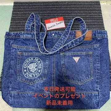 GUESS JEANS 데님 토트백 게스 데님 토트백