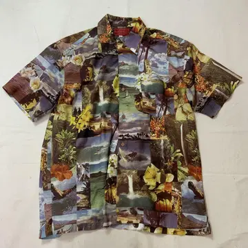 S/S KEARNEY HOUSE 반팔 오픈 카라 셔츠 M