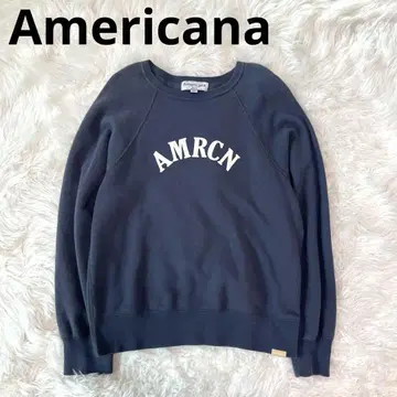 Americana 아메리카나 맨투맨 트레이닝복 네이비 프린트 롱