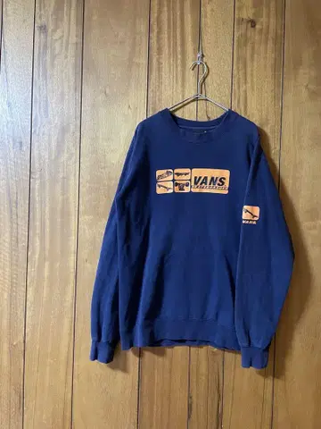 90s USA제 VANS 빅 로고 빅 로고 맨투맨 반스 빈티지