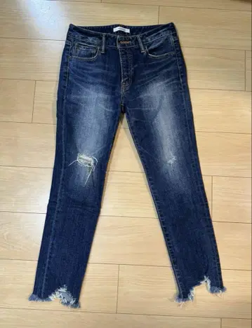 MOUSSY 데미지 스키니 청바지