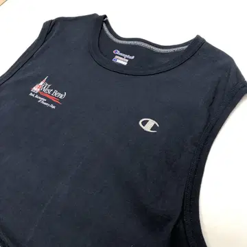 Champion 탱크탑 슬리브리스 셔츠 네이비 남성용 L