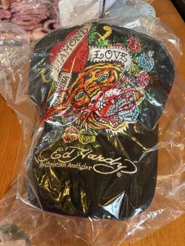 챤미나 Ed Hardy 에드하디 자수 캡