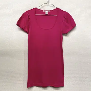 TSUMORI CHISATO 츠모리치사토 핑크 타이트 티셔츠