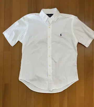 Ralph Lauren 클래식 핏 화이트 반팔 셔츠