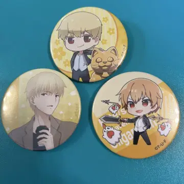 Fate 로손 후지큐 하이랜드 캔뱃지 길가메쉬