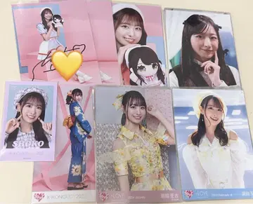 이코러브 타키와키 쇼코의 자필 브로마이드 미니 사진 묶음 판매 31장
