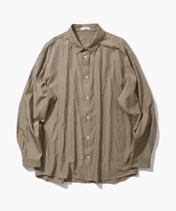 ATON SHORT FIBER SILK WASHED SHIRT 긴팔 셔츠