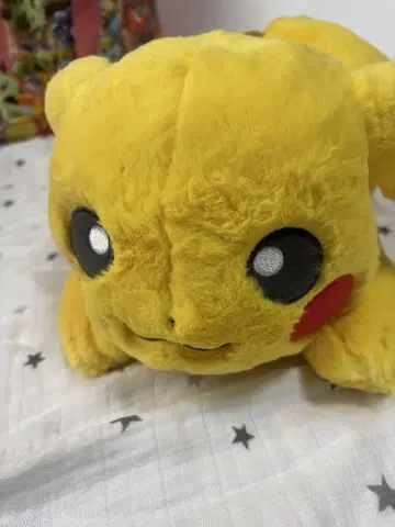폭신폭신 봉제 인형 피카츄 포켓몬 센터 한정판 새상품 택 포함