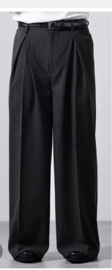 미개봉품 CLEL Linen Blend 린넨 블렌드 3D 턱 슬랙스