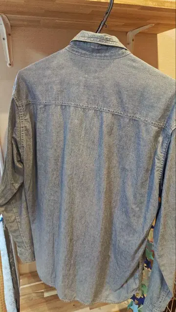페로우즈 데님 셔츠 긴팔 구제 의류
