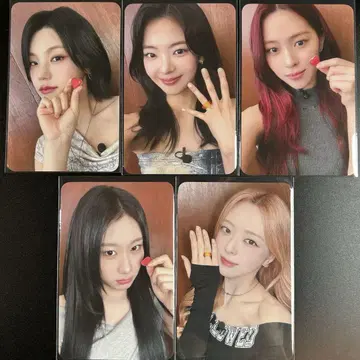 ITZY makestar 라키드로 트레이딩 카드 5장 세트