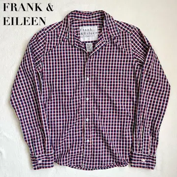 FRANK & EILEEN 긴팔 셔츠 USA제 체크 S BARRY