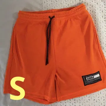 ZUMBA 숏 팬츠 오렌지 S 정품