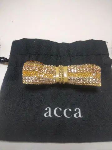 acca 골드 리본 헤어 클립
