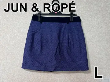 [JUN & ROPE] 골프웨어 레이스 스커트 (L)