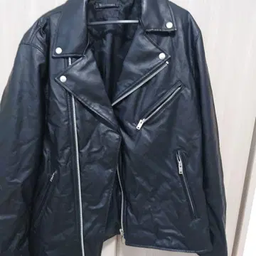 더블 라이더 가죽 자켓 블랙
