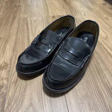 HARUTA 코인 로퍼 #6550 블랙 25.5cm