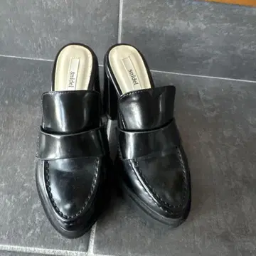 snidel 블랙 뮬 S 사이즈