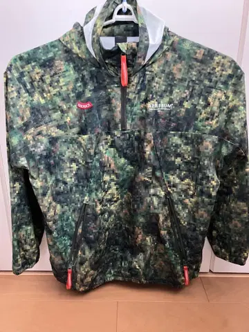 raidback fabric PIXEL CAMO" 마운틴 후드티