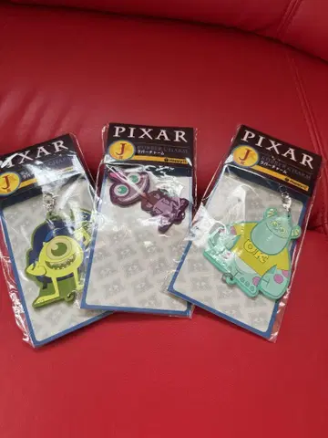 PIXAR 픽사 제일복권 러버 참 3개 세트