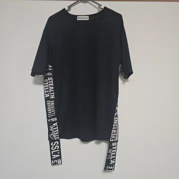 STEALTH STELLA 메쉬 티셔츠 블랙