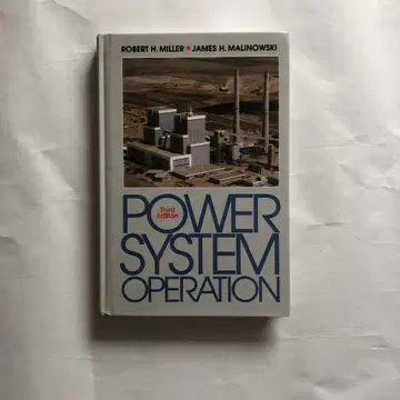 전력 시스템의 운영 POWER SYSTEM OPERATION 제3판