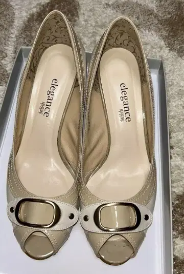 elegance 히메코 오픈토 펌프스 24.5cm