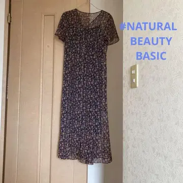 NATURAL BEAUTY BASIC 꽃무늬 원피스(M)