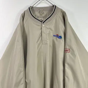 USA 구제 의류 00s dunbrooke 스냅 버튼 나일론 풀오버