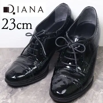 DIANA 다이애나 23 로퍼 펌프스 레이스업 블랙