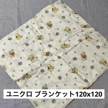 유니클로 거즈 담요 푸우 디즈니