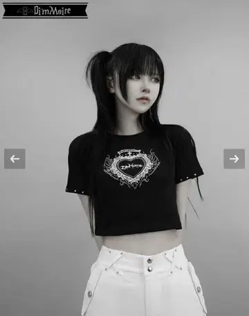 DimMoire 큐빅 하트 코어 미니 T/블랙
