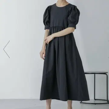 NANO universe 턱 슬리브 타탄 맥시 원피스 레이나 호시