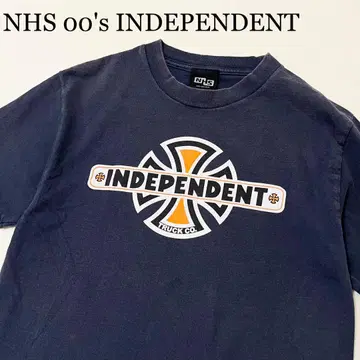 00's NHS 택 INDEPENDENT 아이언 크로스 프린트 티셔츠