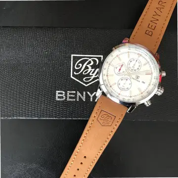 BENYAR 남성용 손목시계 BY5-102M 화이트 다이얼 새상품급