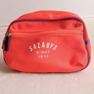 SAZABY'S SINCE 1972 웨스트 파우치 사자비 오렌지