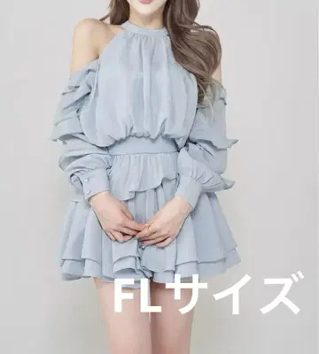 darich 다리치 볼륨 쉬폰 미니 원피스 색스 FL