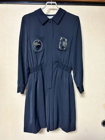레트로 구제 의류 올인원 팬츠 악기 패턴 쇼와 빈티지