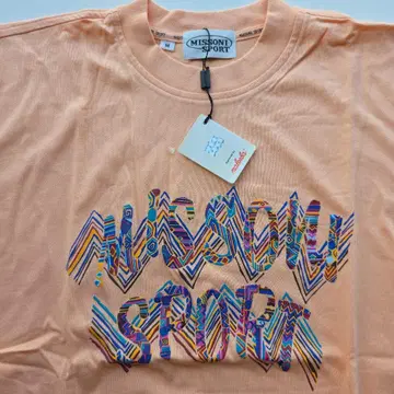 MISSONI SPORT 살몬 핑크 티셔츠 M 사이즈 새상품 y02