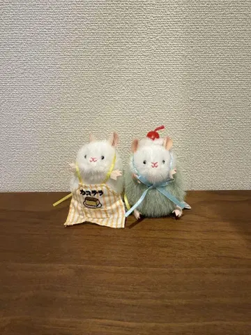 쥐 봉제 인형 & 의상 컬렉션 카스테라와 멜론 소다