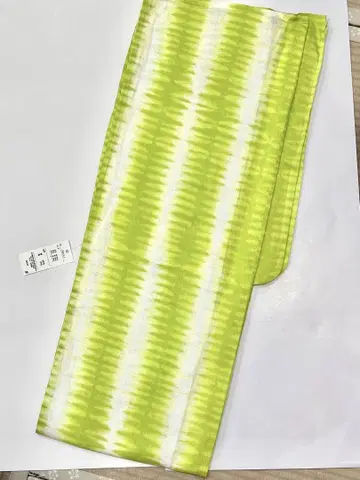 면 린넨 유카타, 짜기 염색풍