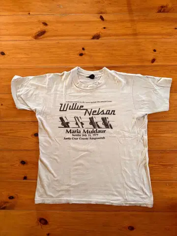Willie Nelson Maria Muldaur 티셔츠 1979년