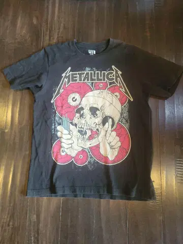 METALLICA 밴딩 티셔츠 블랙