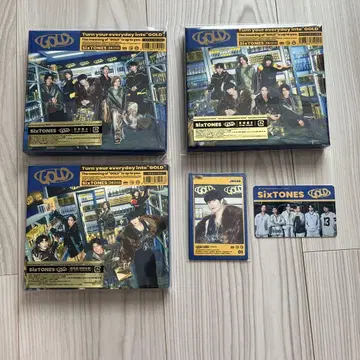 SixTONES GOLD 앨범 3장 세트 + 덤
