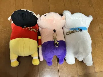 신짱 봉제 인형 3종 세트 키링 포함