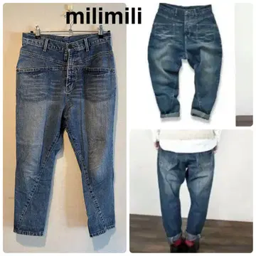 milimili 사루엘 데님 mili mili 사루엘 팬츠 사루엘